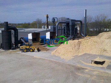 biomass wood pellet production plant 