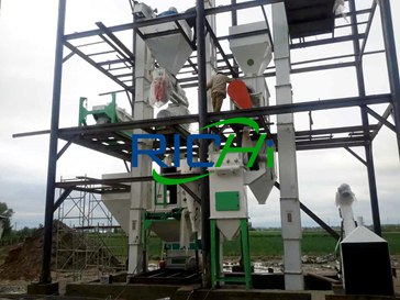 chicken feed pellet manufacturing line