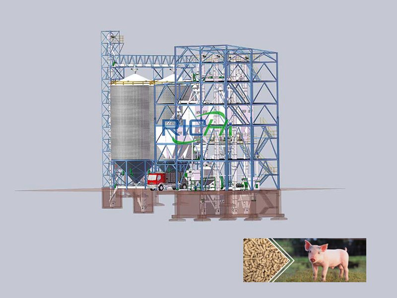 pig feed pellet plant