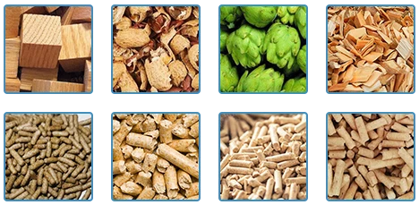 raw materials of sawdust pellet banner