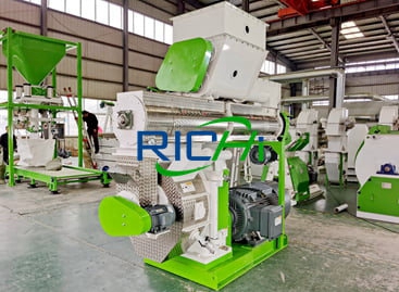 MZLH350 rice straw pellet making machine