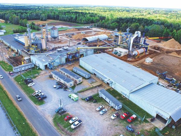 biomass pellet production plant