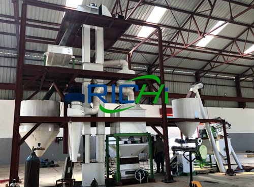 10 T/H Automatic Biomass Wood Straw Pellet Plant In Mexico