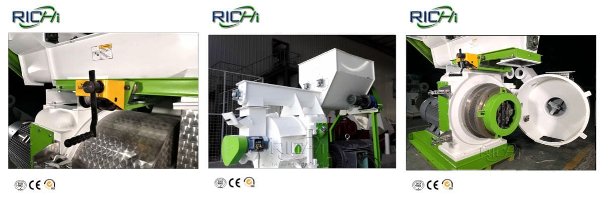 The use of industrial wood pellet making machine Features-of-wood-chip-pellet-machine-by-RICHI