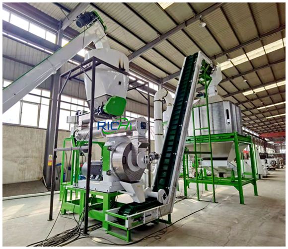 Pelletizing and cooling system