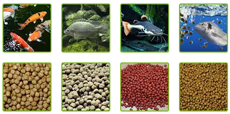 raw materials for floating fish feed extruder