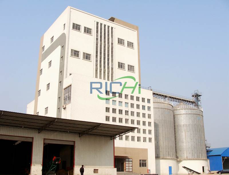 3-5T/H Ruminant Animal Feed Pellet Line In Indonesia