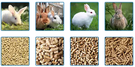 raw materials of rabbit feed pellets