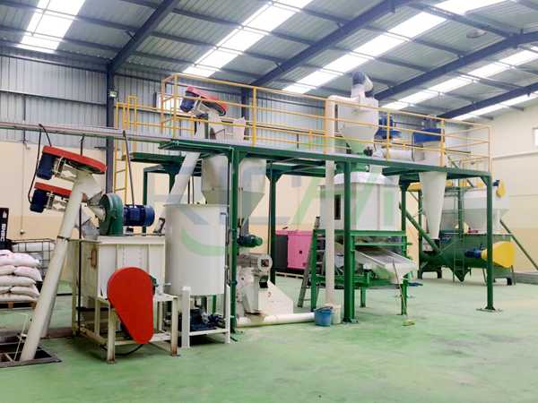 Animal feed pellet production line