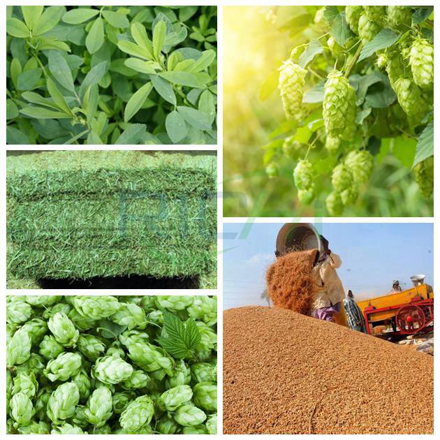 raw materials suitable for hops pelletizer machine