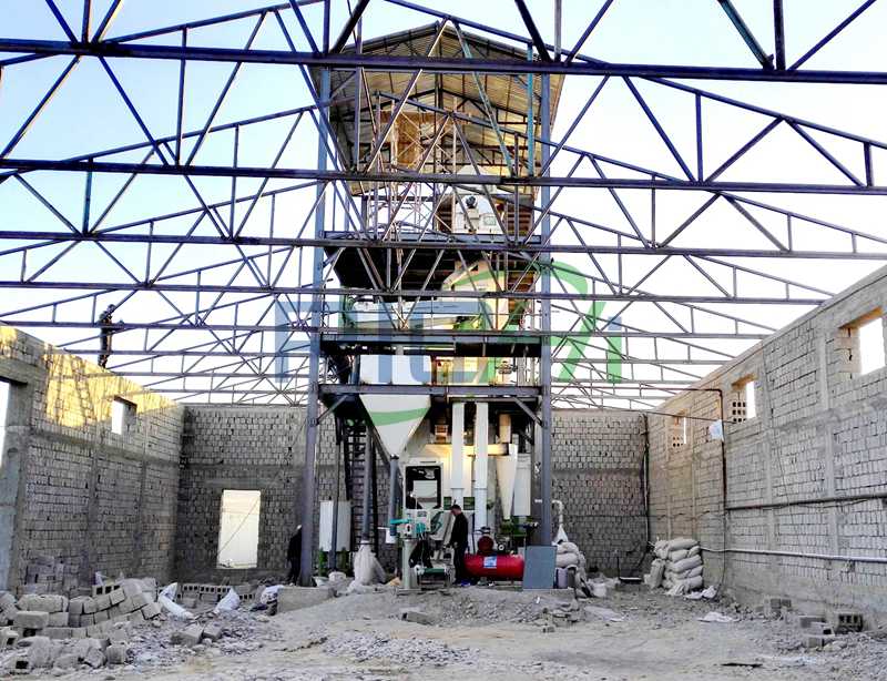 1-2T/H Livestock Feed Pellet production Line In Senegal