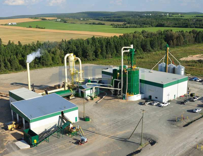 10 TH biomass pellet production line in The United States