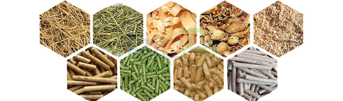 Raw materials suitable for wood pellet mill machine