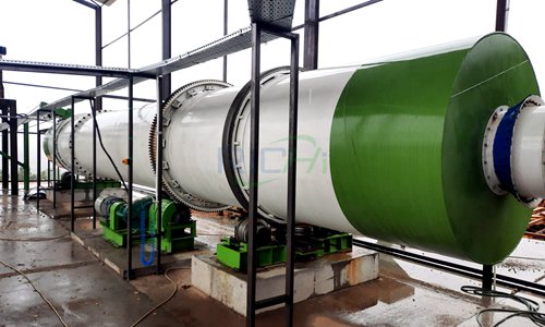 Biomass rotary dryer machine in Indonesia