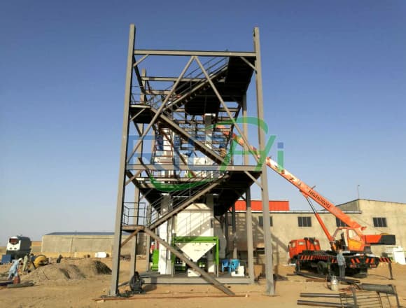 16t/h livestock feed pellet mill for sale in America