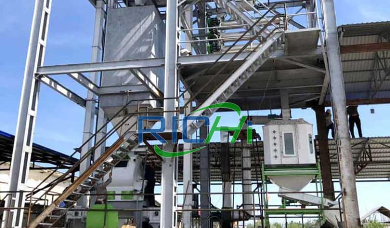 Brazilian poultry single-shaft paddle mixer application project