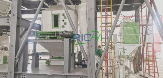 Detailed of the Animal feed mill in Peru project