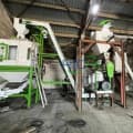 Moldova a small biomass pellet factory