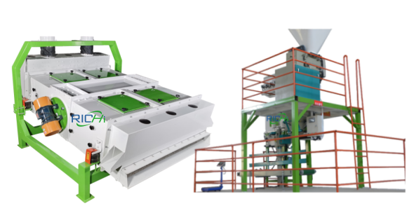 Screening and packaging section