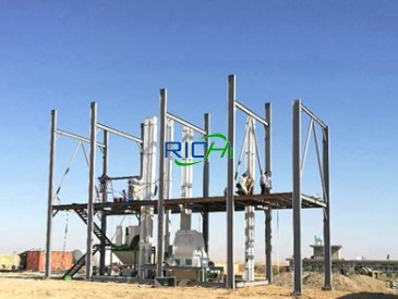 South Africa 3-5 tons/hour cattle and sheep feed pellet automated production line