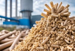 Wood processing waste