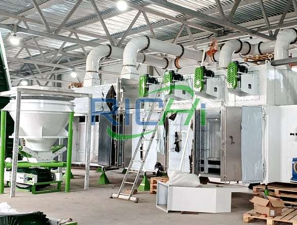 2T/H fish feed manufacturing plant for sale in Chile