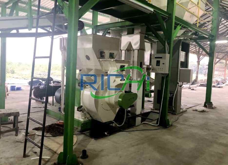 France 2-3 tons/hour fully automatic biomass pellet production line