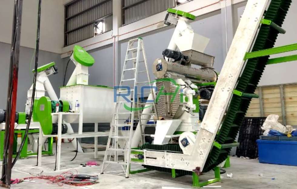 New Zealand 3-5T/H broiler feed plant project