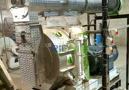 New Zealand goat grass pellet processing line