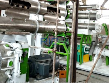 1.2T/H Small Fish Feed Production Line in Vietnam