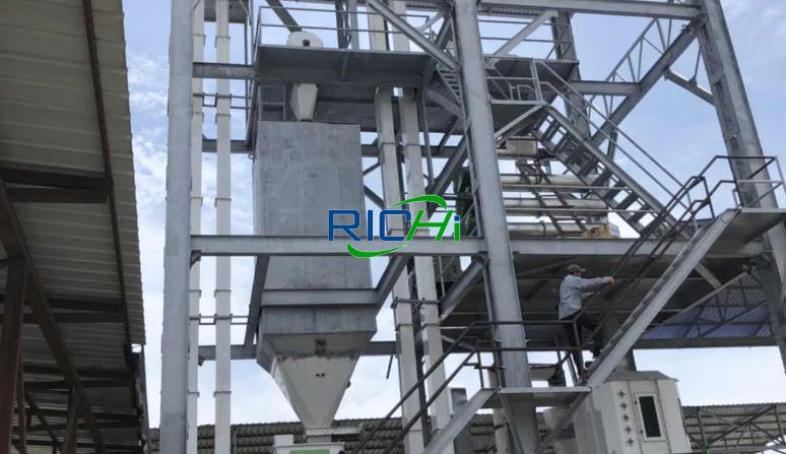 2 tons/hour environmentally friendly floating fish feed production line