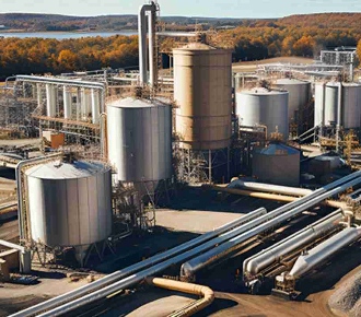 Chemical and metallurgical industries (for drying ores, powders and composite materials)