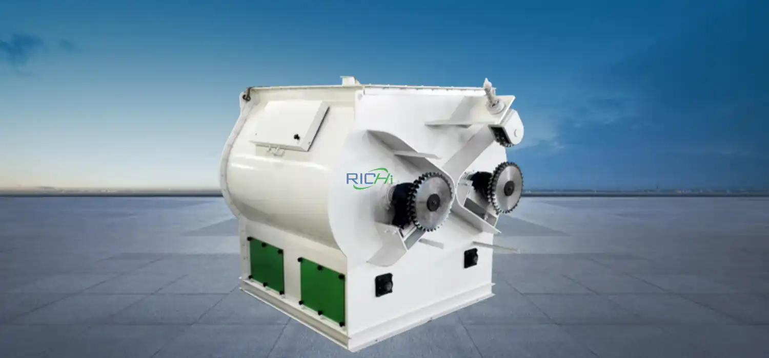 SLHSJ Series Twin Shaft Paddle feed mixing machine