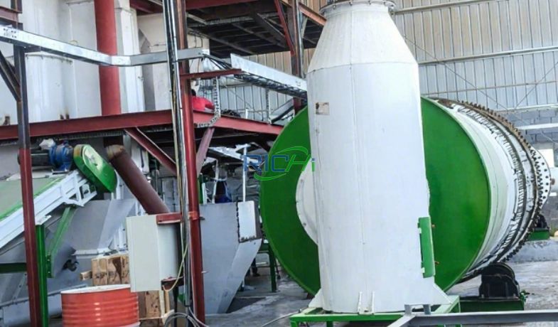 Sawdust drying production line for animal bedding pellet plant in the United States