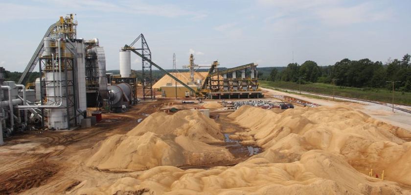 South Korea 20 tons/hour wood dryer project