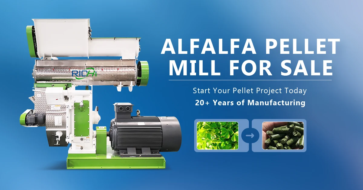 Why making lucerne pellets?