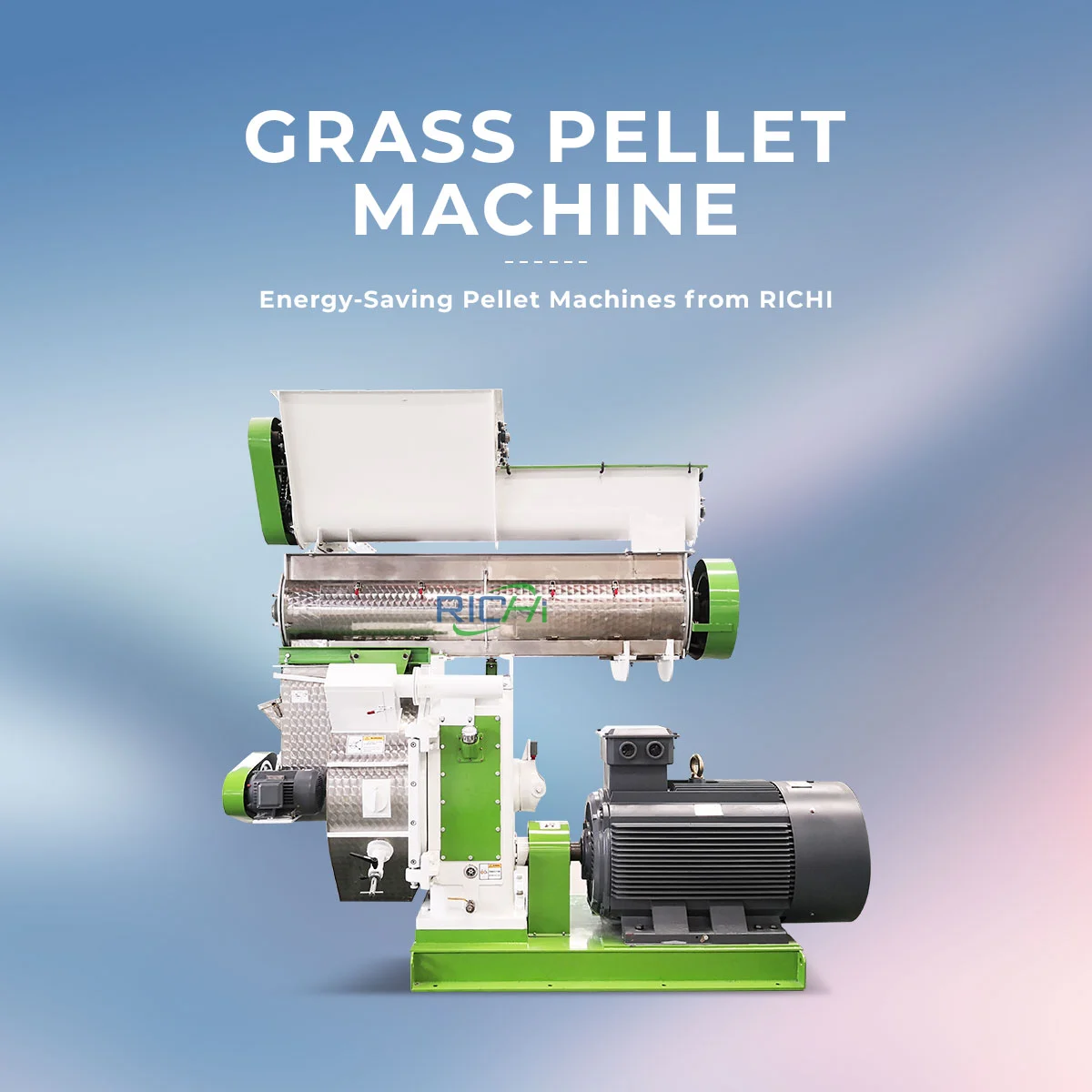 1-12 T/H高効率アルファルファペレットマシン RICHI ペレタイザー