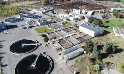 Garden waste treatment plant