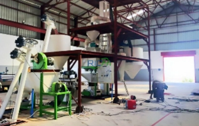 Italian Chicken Feed Pellet Production Project