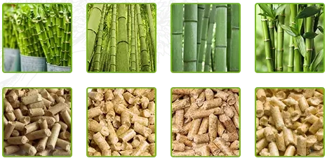 bamboo and pellet