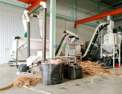 1-2 tons/hour pellet production for home use and small-volume sales