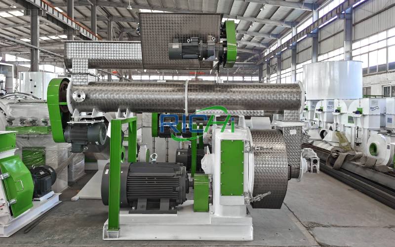 1.0-1.2T/H CZLH 350 grass pellet machine