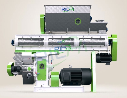 Medium Poultry Feed Pellet Machine (SZLH420–SZLH508)