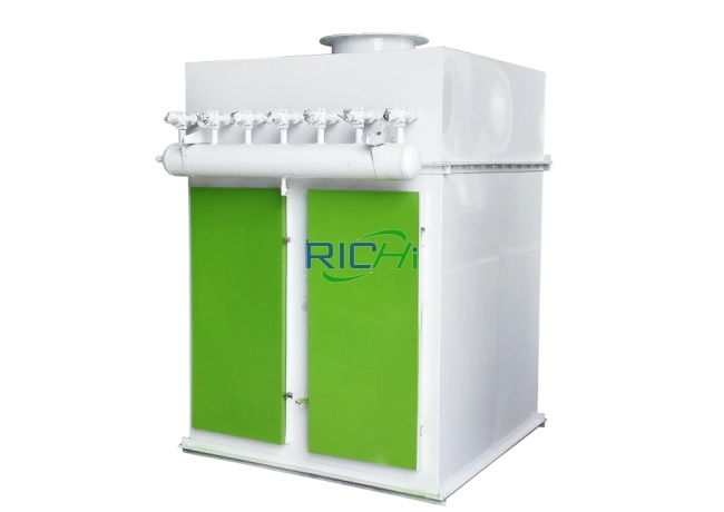 Animal feed pulse dust collector