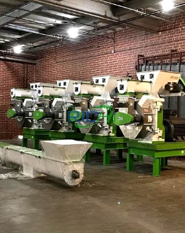 wood pellet production line in Italy