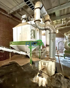 wood pellet production plant in Italy