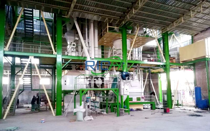 8-10T/H complete chicken feed machine price range:$200,000-$330,000