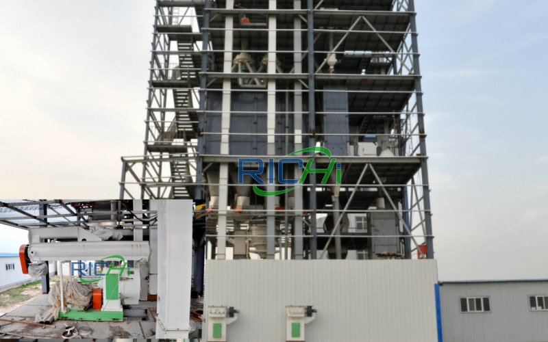 15-16T/H Chicken Feed Pellet plant for Sale Peru