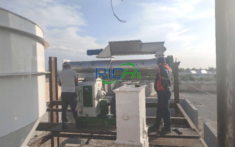 10-11T/H Chicken Feed Pellet Machine for Sale Uzbekistan