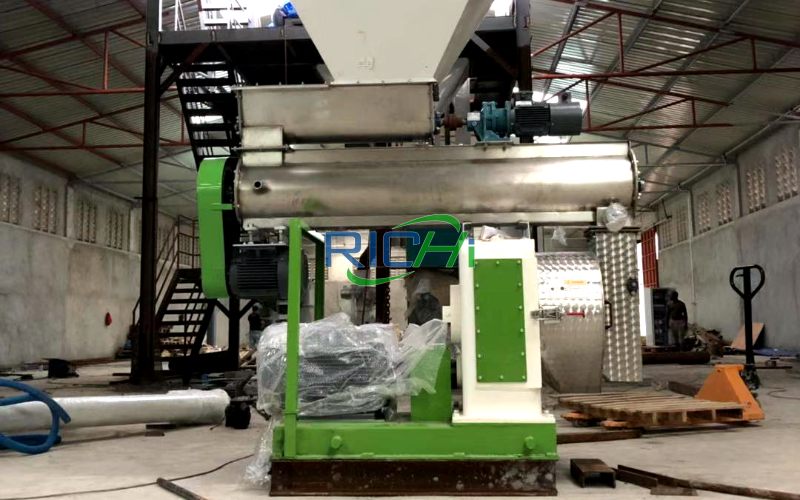 5T/H Chicken Feed Pellet Machine for Sale Vietnam